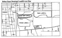 Site Location Map, Chicago Heights Refuse Depot, Chicago Heights, Illinois
