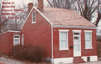 house in Belleville Historic District