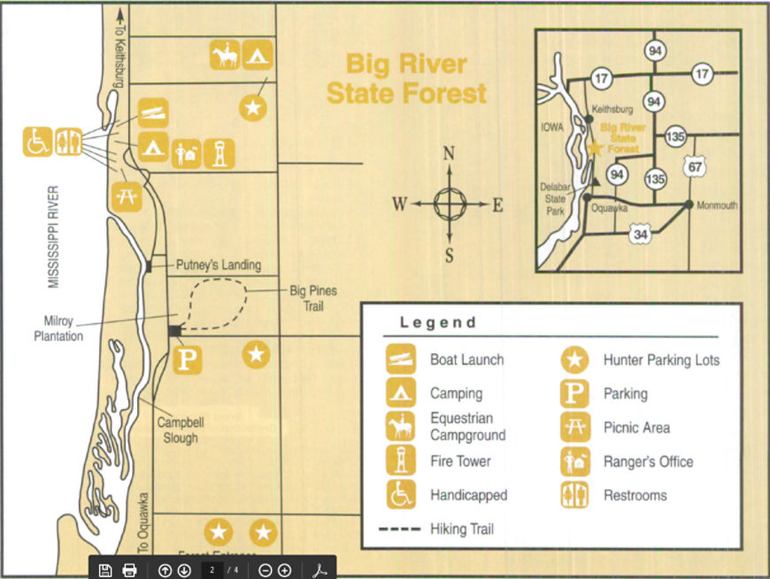 Big River Site Map