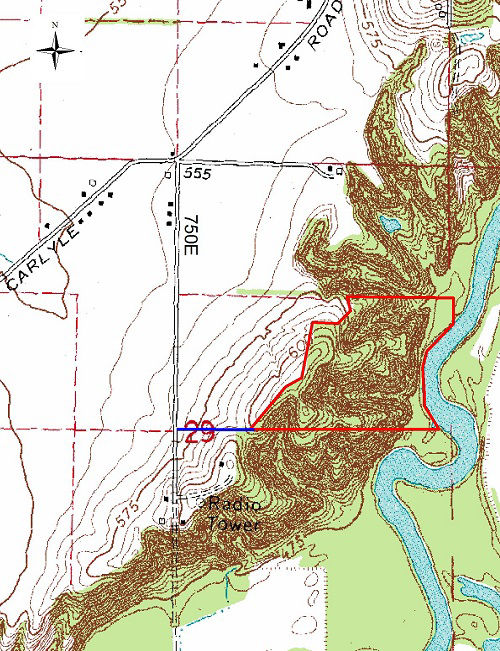 burnside forest topo