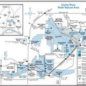 Cache River site map