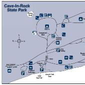 cave in rock site map