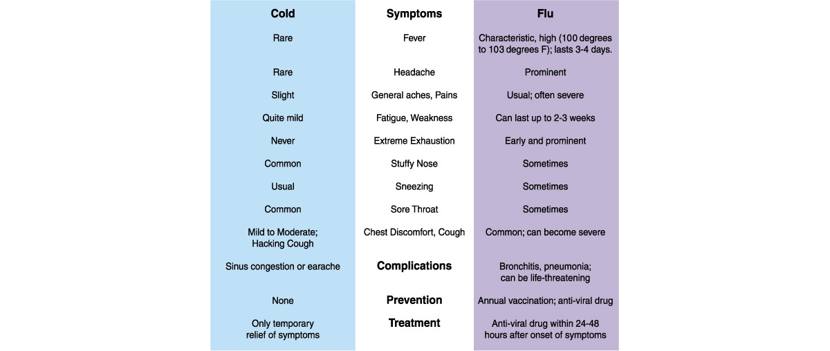 common cold symptoms