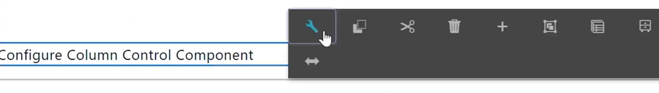 Configure Column Control