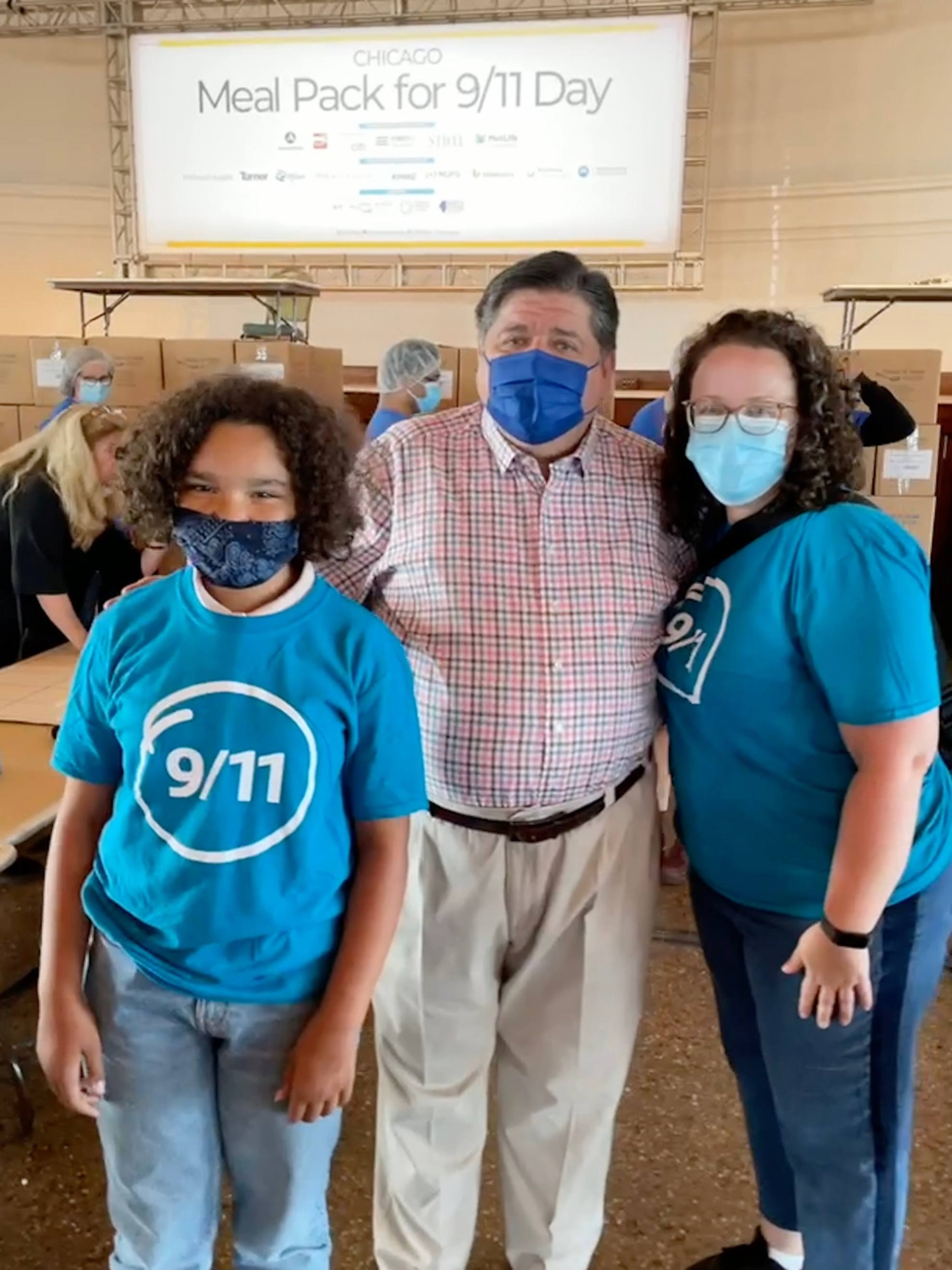 Commissioner Natalie Furlett, JB Pritzker and Her Daughter.JPG