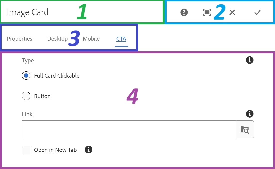 CQ Dialog Layout