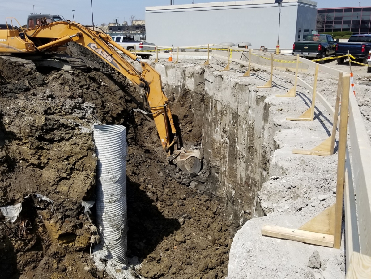 Look Out Below! I-290 Pump Station Takes Shape