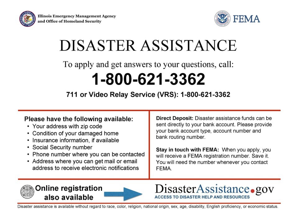 Get answers for disaster assistance