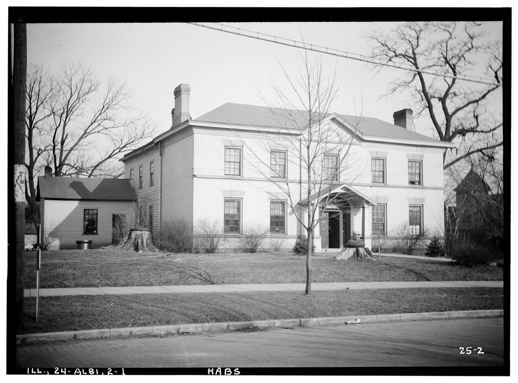 Albion, Frank B. Thompson House, State Route 130 (HABS IL-25-2)