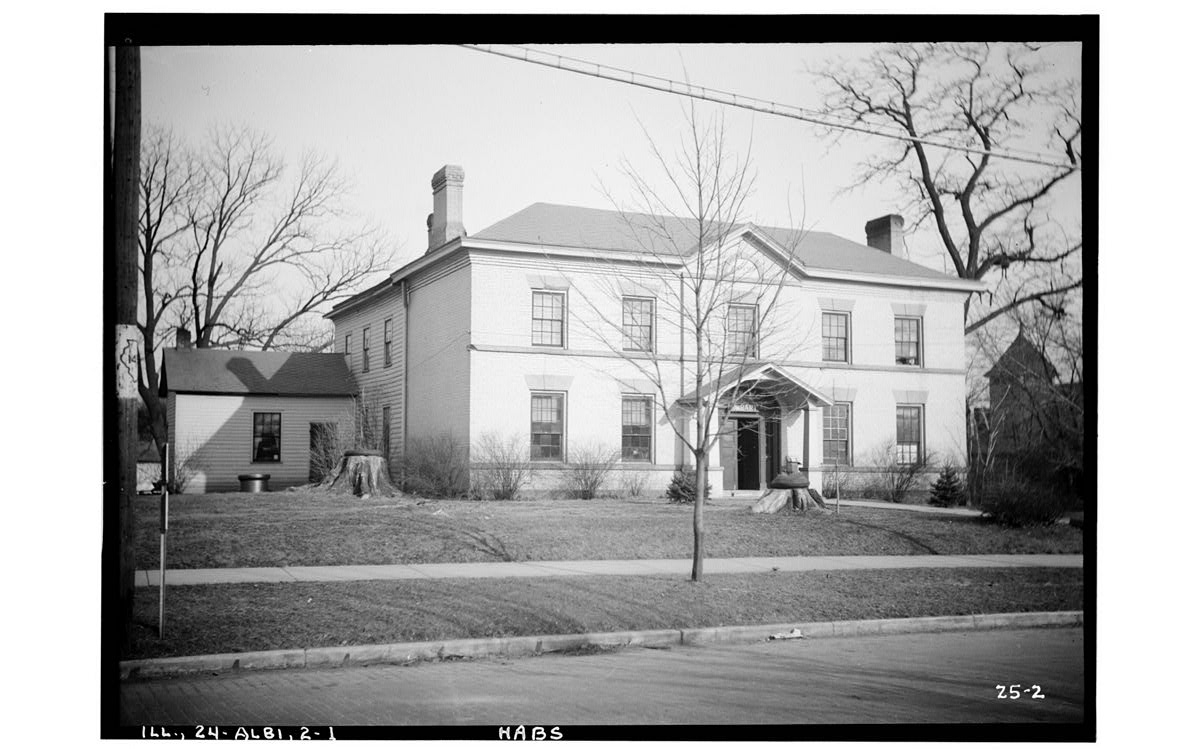 Albion, Frank B. Thompson House, State Route 130 (HABS IL-25-2)