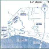 Fort Massac site map