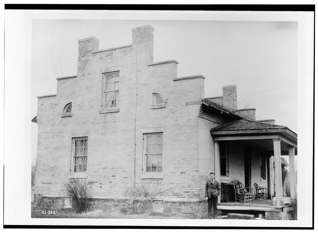 Lewistown, Major Newton Walker House, Main Street (HABS IL-283)