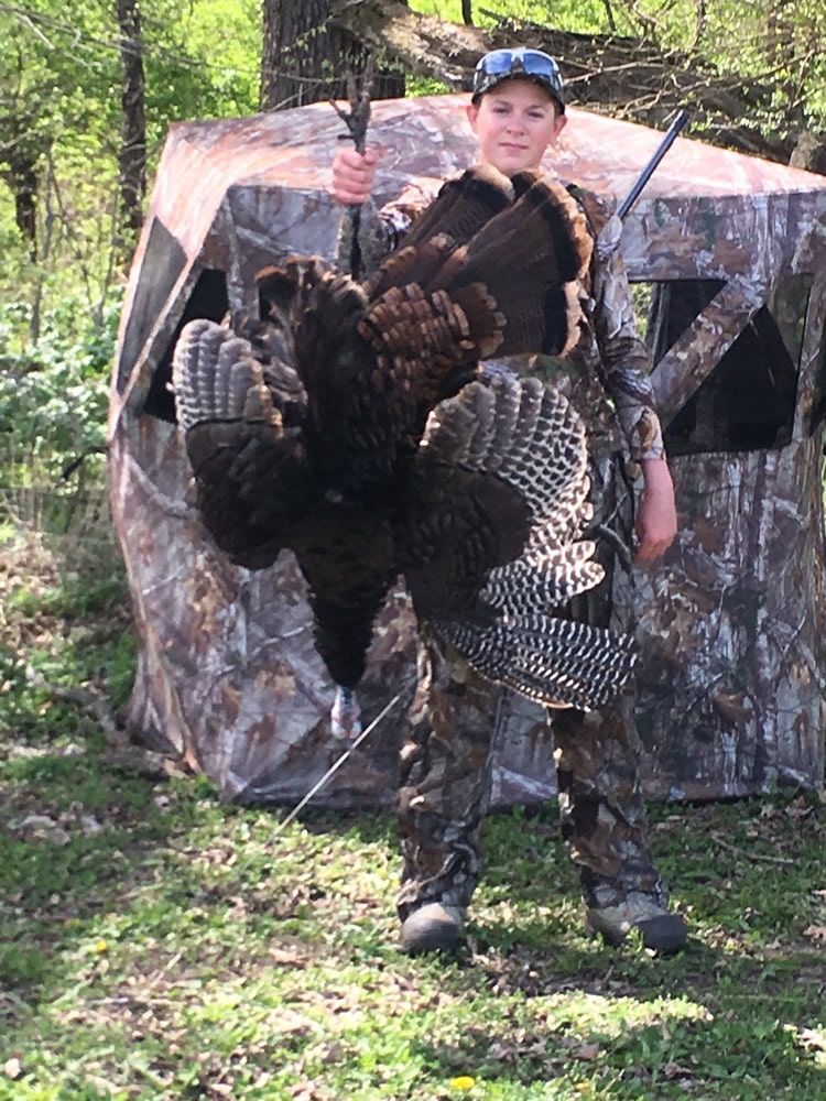 Youth turkey hunting