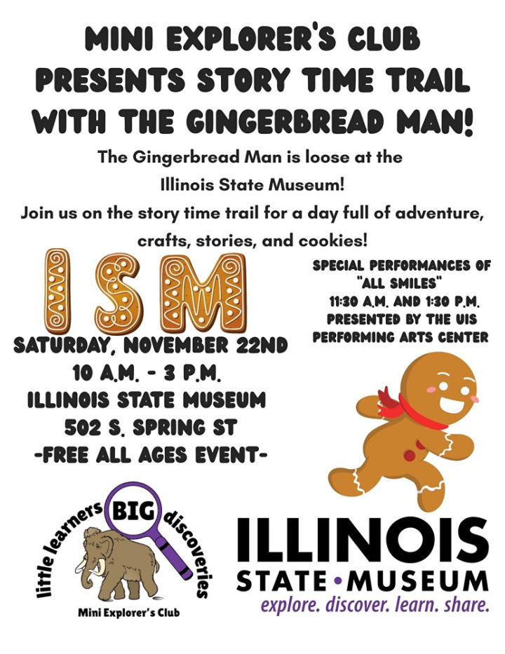 Mini Explorer’s Club presents Story Time Trail with the Gingerbread Man