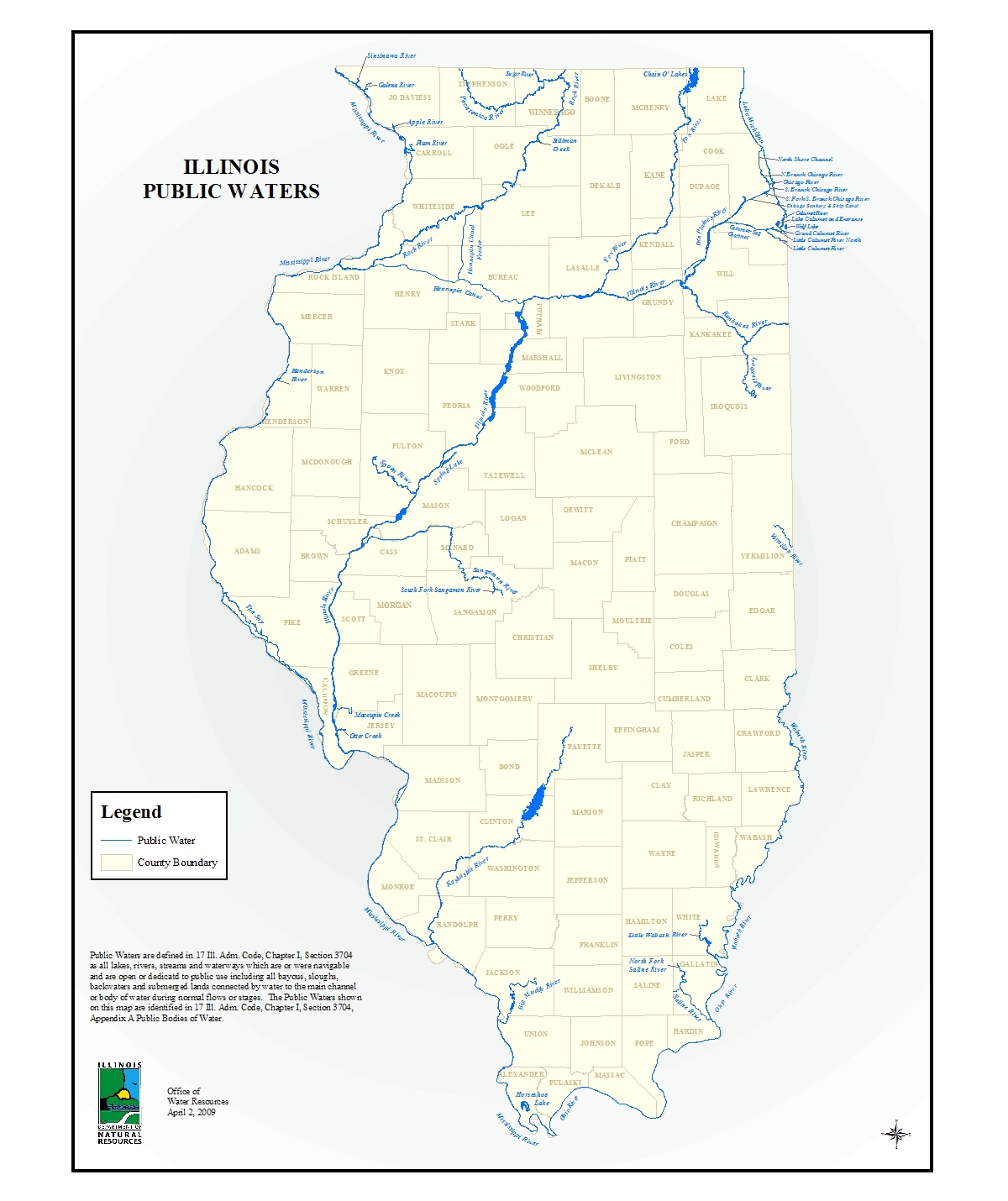 Illinois Rivers and Streams