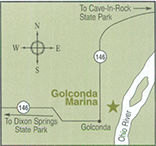 Golconda Marina Site Map Small