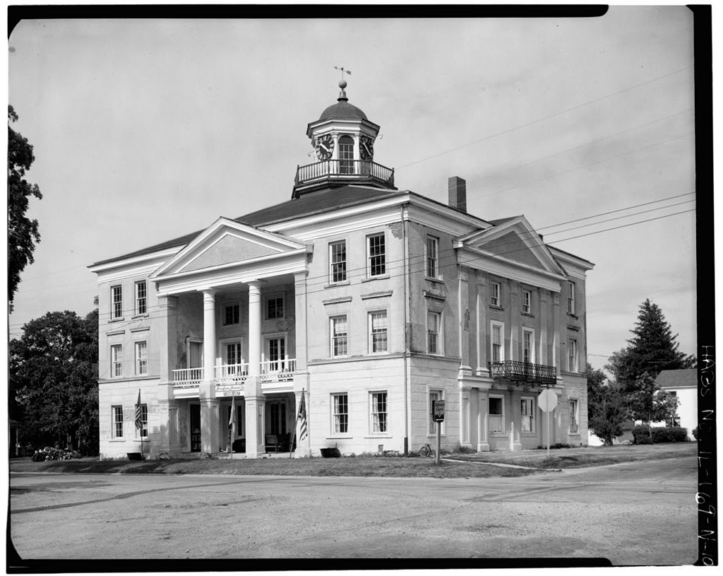 Bishop Hill, Jansonist Colony, Steeple Building, Main & Bishop Hill Streets (HABS IL-169-N)