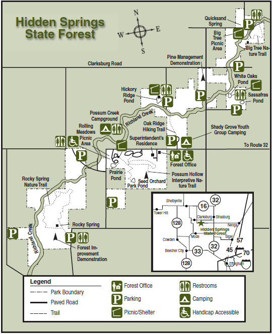 Hidden Springs Site Map