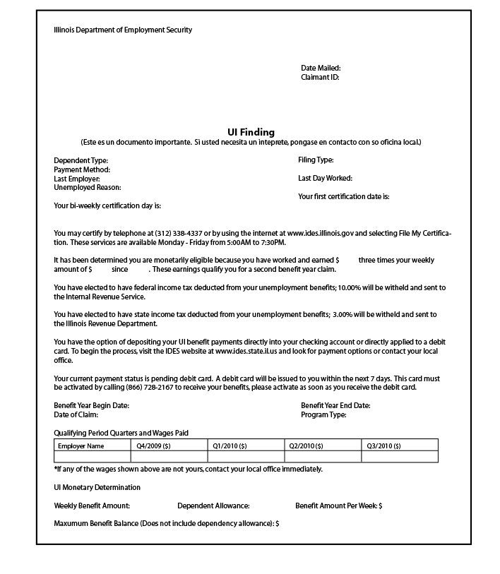 UI Claimant Wage Information Sheet​