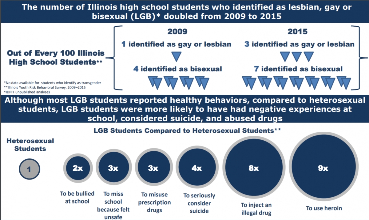 Downloadable pdf of LGBTQ youth infographic