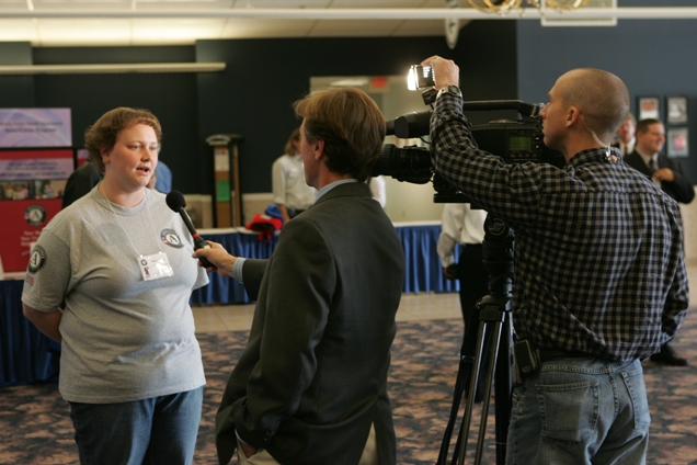 AmeriCorps Member interviewed for TV