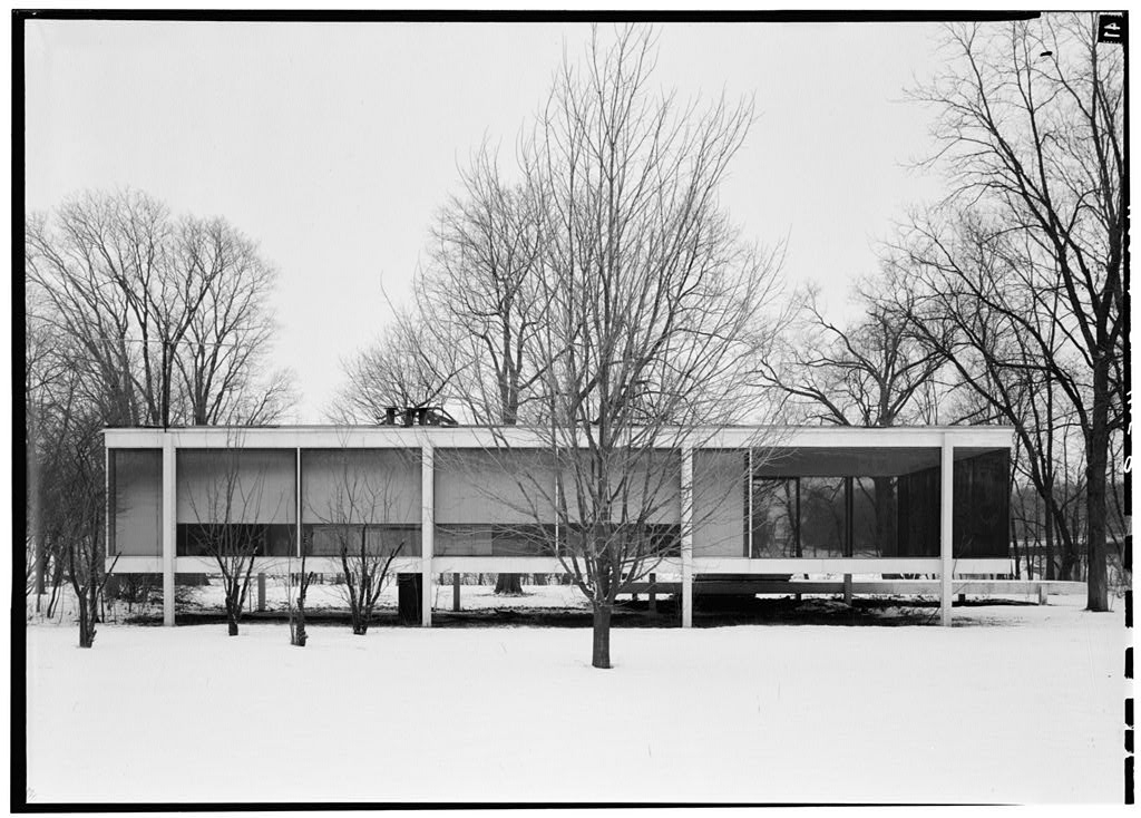 Plano, Edith Farnsworth House, 14520 River Road (HABS IL-1105)
