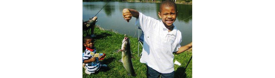 A Boy Fishing