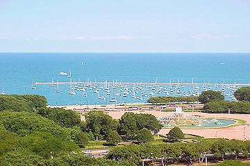 Lake Michigan Water Allocation Fountain