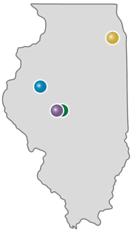State map of ISM locations