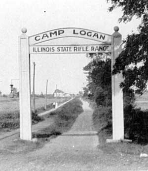 Main Gate at Camp Logan