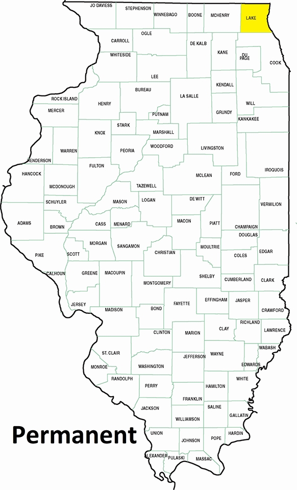 map showing permanent lake county residency
