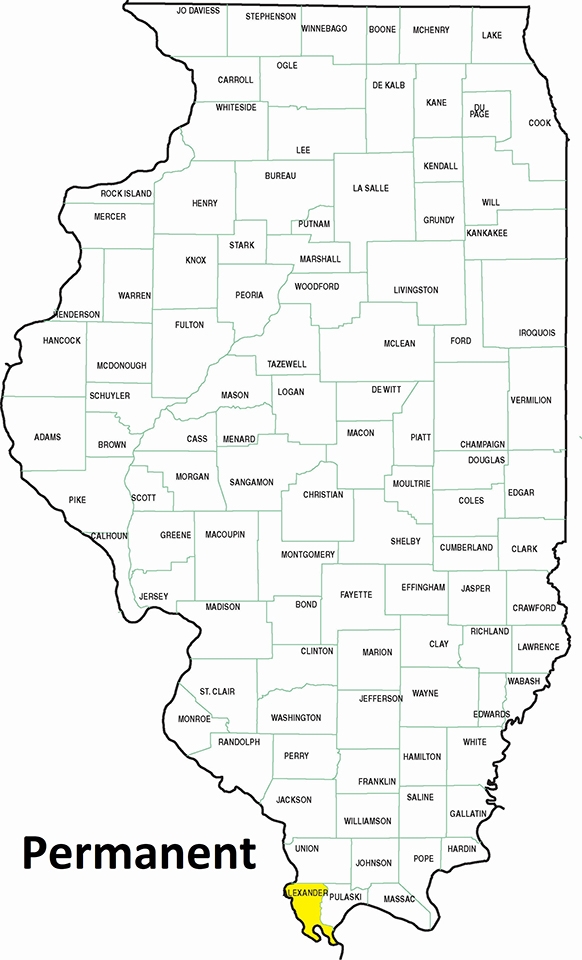 map southern water snake