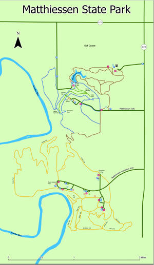 Matthiessen site map