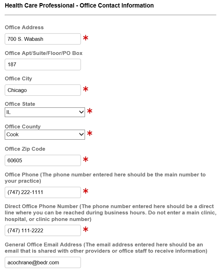 Contact information
