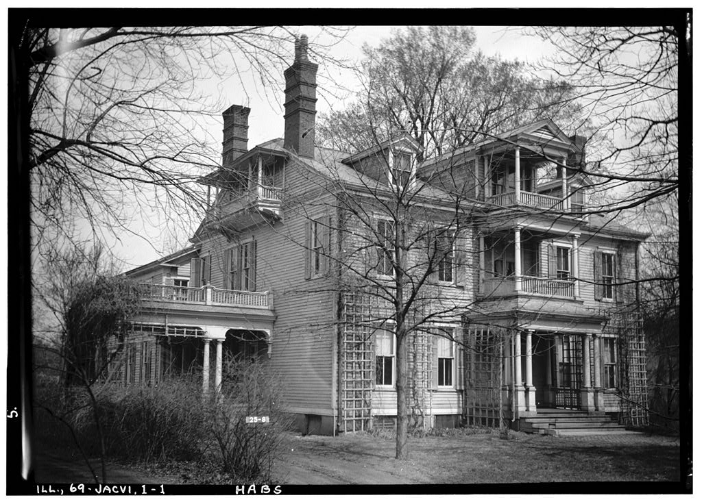 Jacksonville, Governor Joseph Duncan House, 4 Duncan Place (HABS IL-25-8)