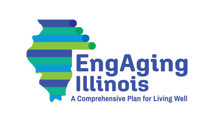 engaging illinois logo with tagline a comprehensive plan for living well