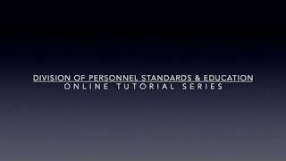 PS&E Portal Roster Update Training Video Thumbnail