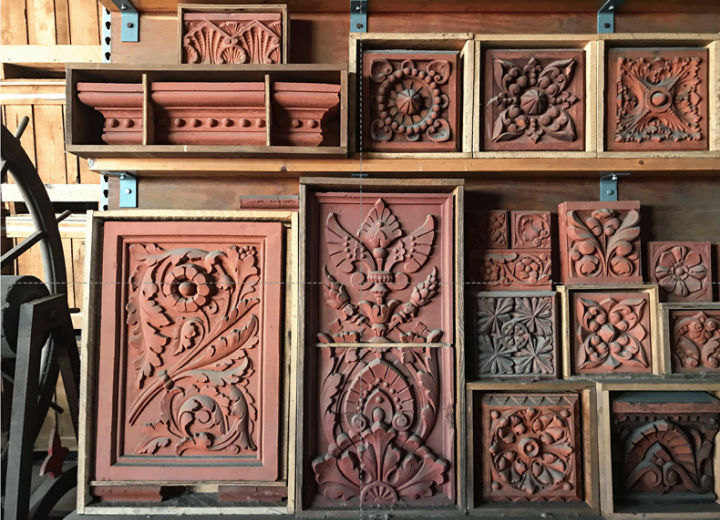 decorative terra cotta panels