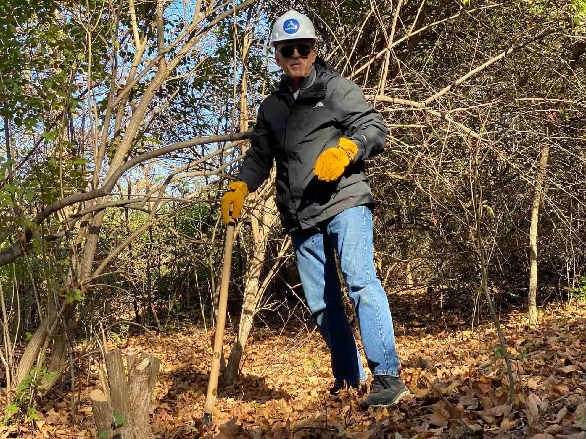 Picture of AmeriCorps member working 