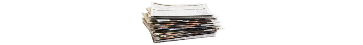 Stack of newspapers