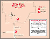 Piney Creek Site Map Small