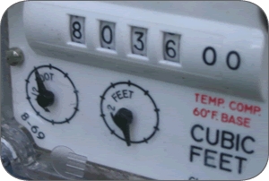 natural gas meter