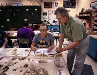 Research lab at the Collection Center.