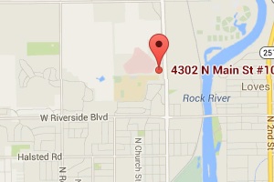 Map to Rockford Regional Office