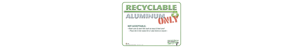 Sample Recycling Sign