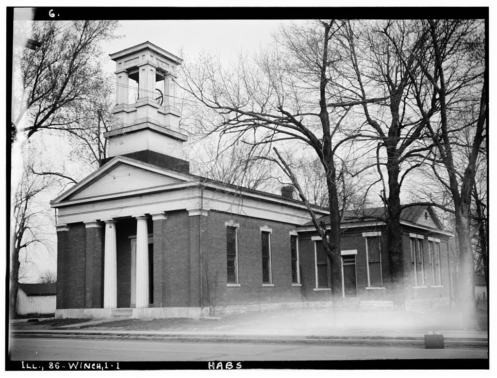 Winchester, Presbyterian Church, West Cherry & North Mechanic Streets (HABS IL-25-15)