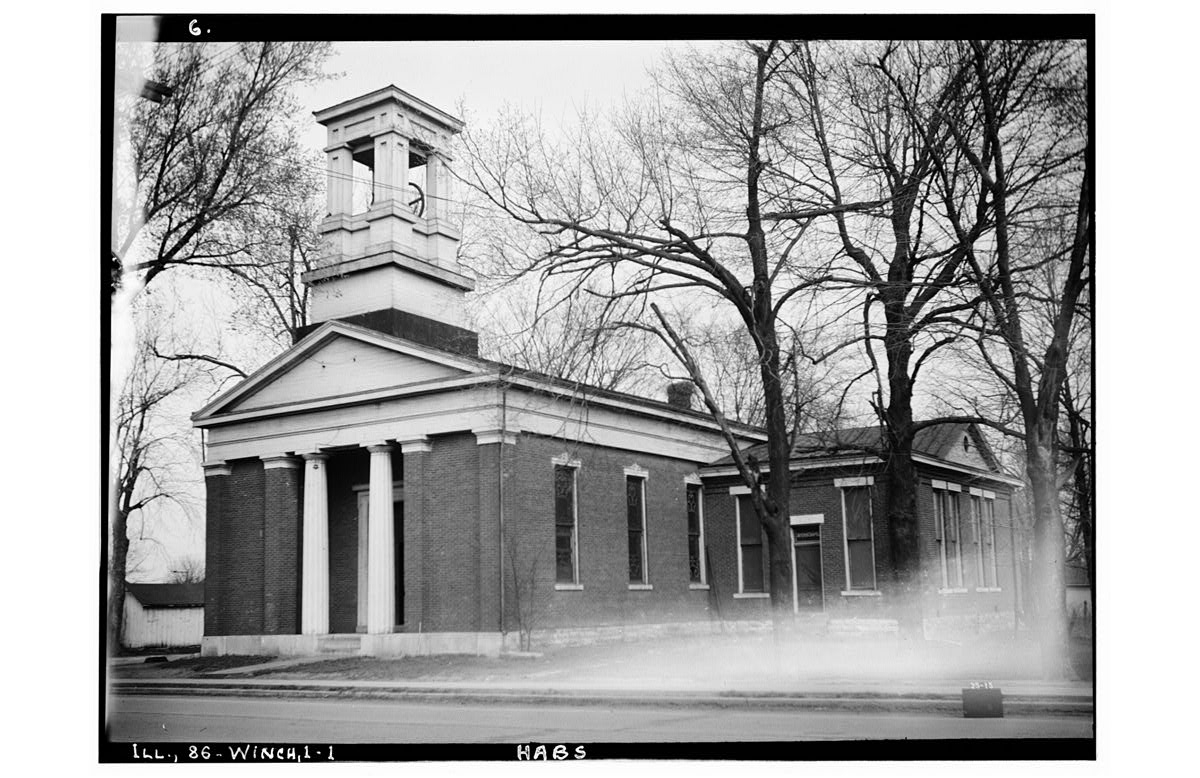 Winchester, Presbyterian Church, West Cherry & North Mechanic Streets (HABS IL-25-15)