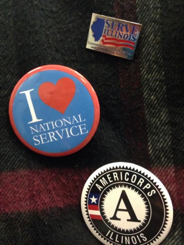 National Service Pins