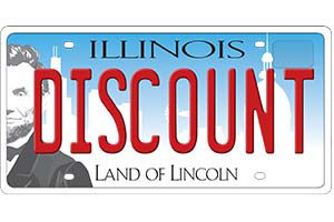 is there a senior discount for illinois license plates? 2