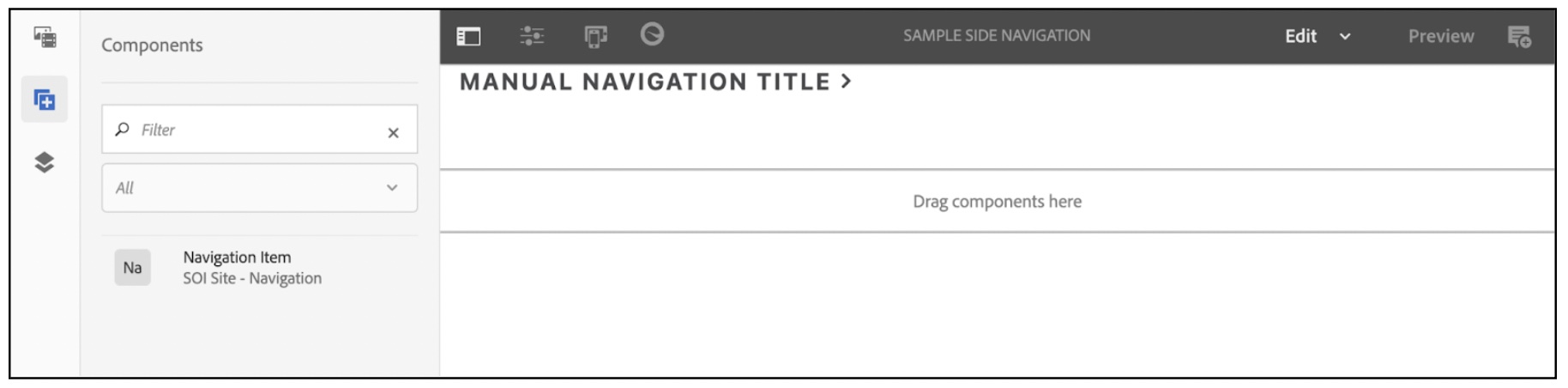 Side Nav Start